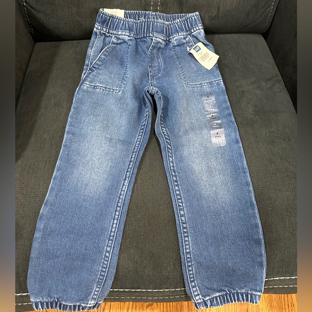Baby GAP Light Blue Kids Denim Joggers
